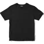black t-shirt
