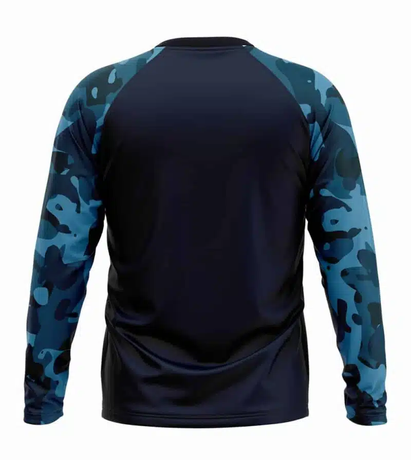 Round Neck Full Sleeve Reglan Printed Sports T-Shirt IN200