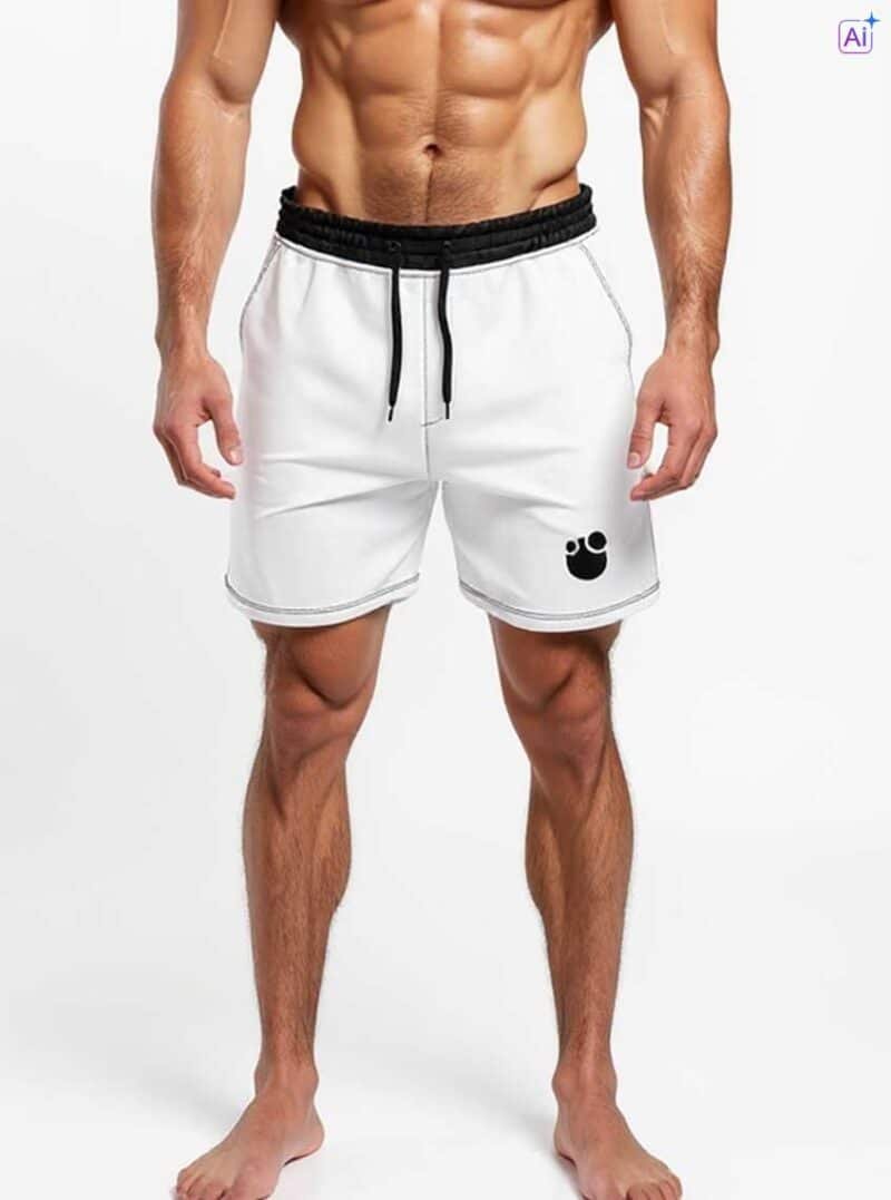 white shorts