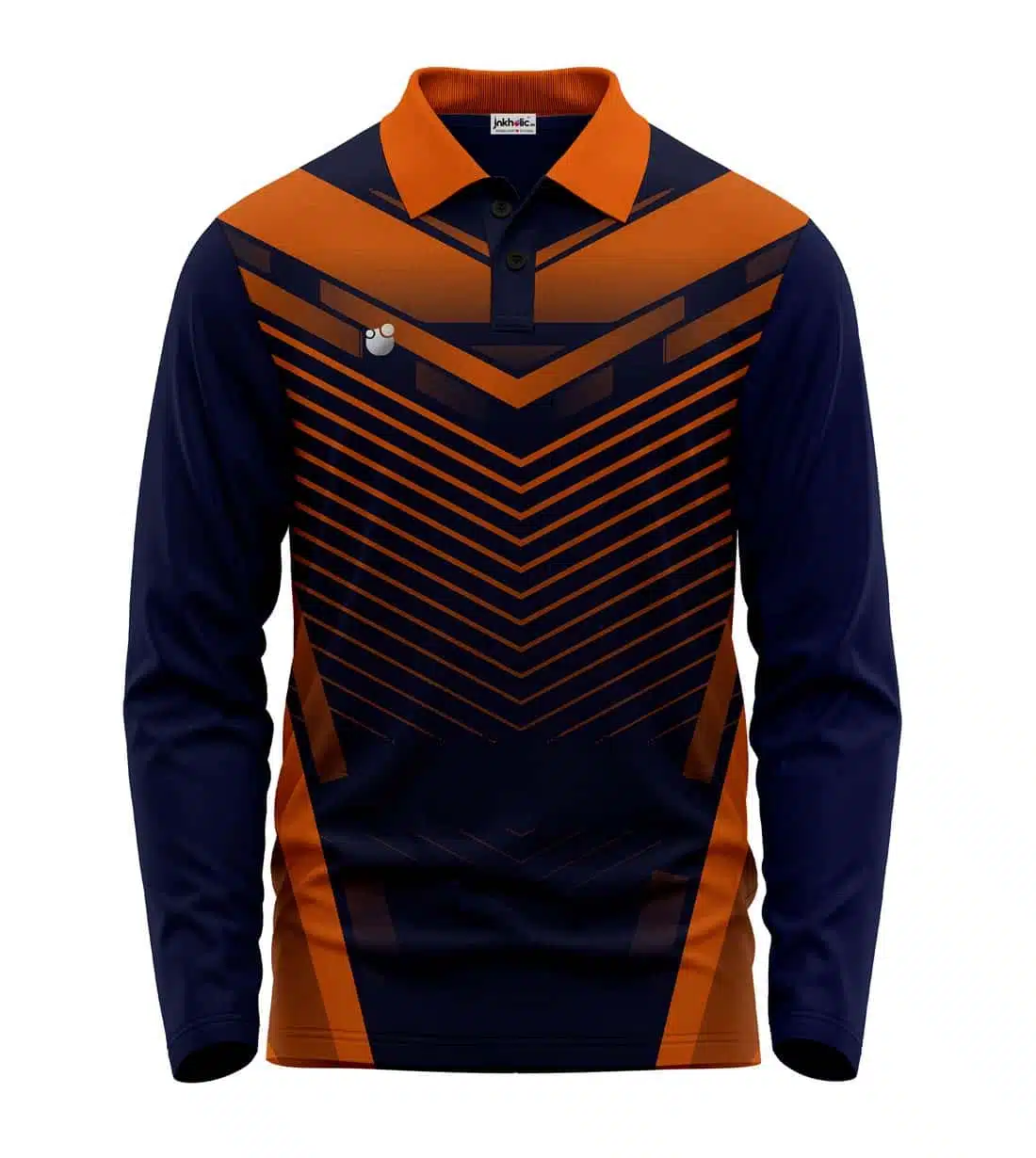 Collar Cricket Full Sleeves Jersey INF3100 Inkholic Enterprises