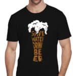 cotton black tshirt