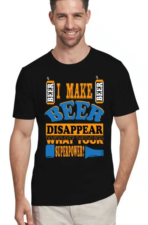 cotton black tshirt