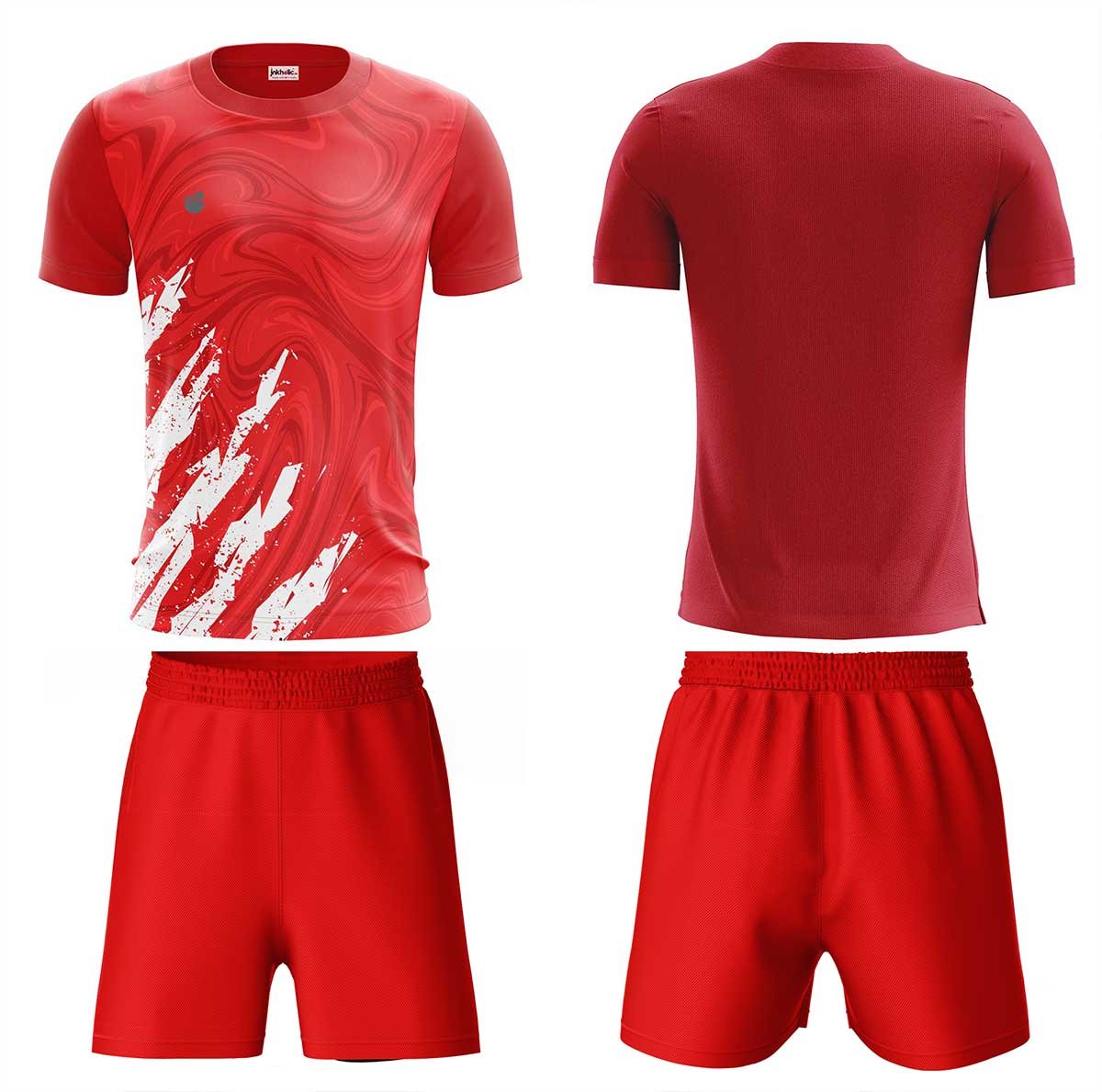 Round neck half sleeves Football jersey and shorts set FB700