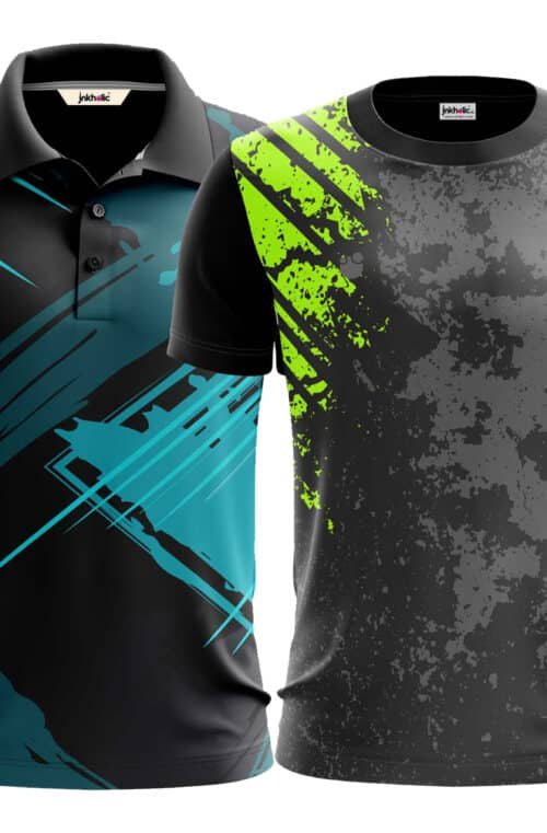 COLLAR JERSEY ROUND NECK JERSEY