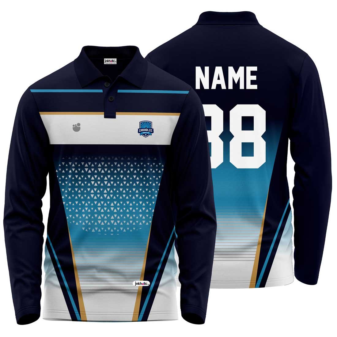 full sleeve jersey name number